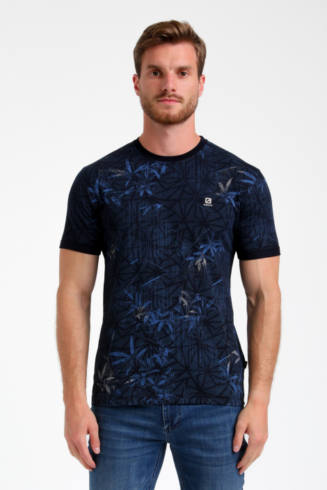 Gabbiano blauwe heren t-shirt