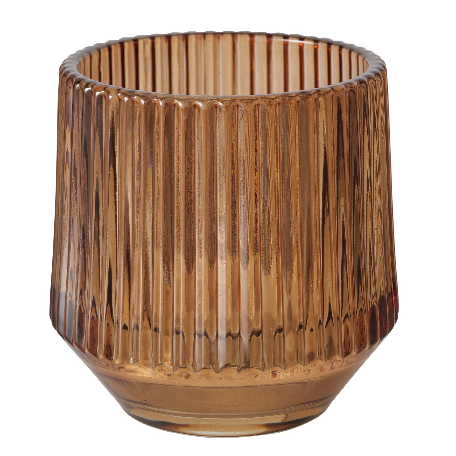 Windlicht - beige-braun - 3-fach sortiert