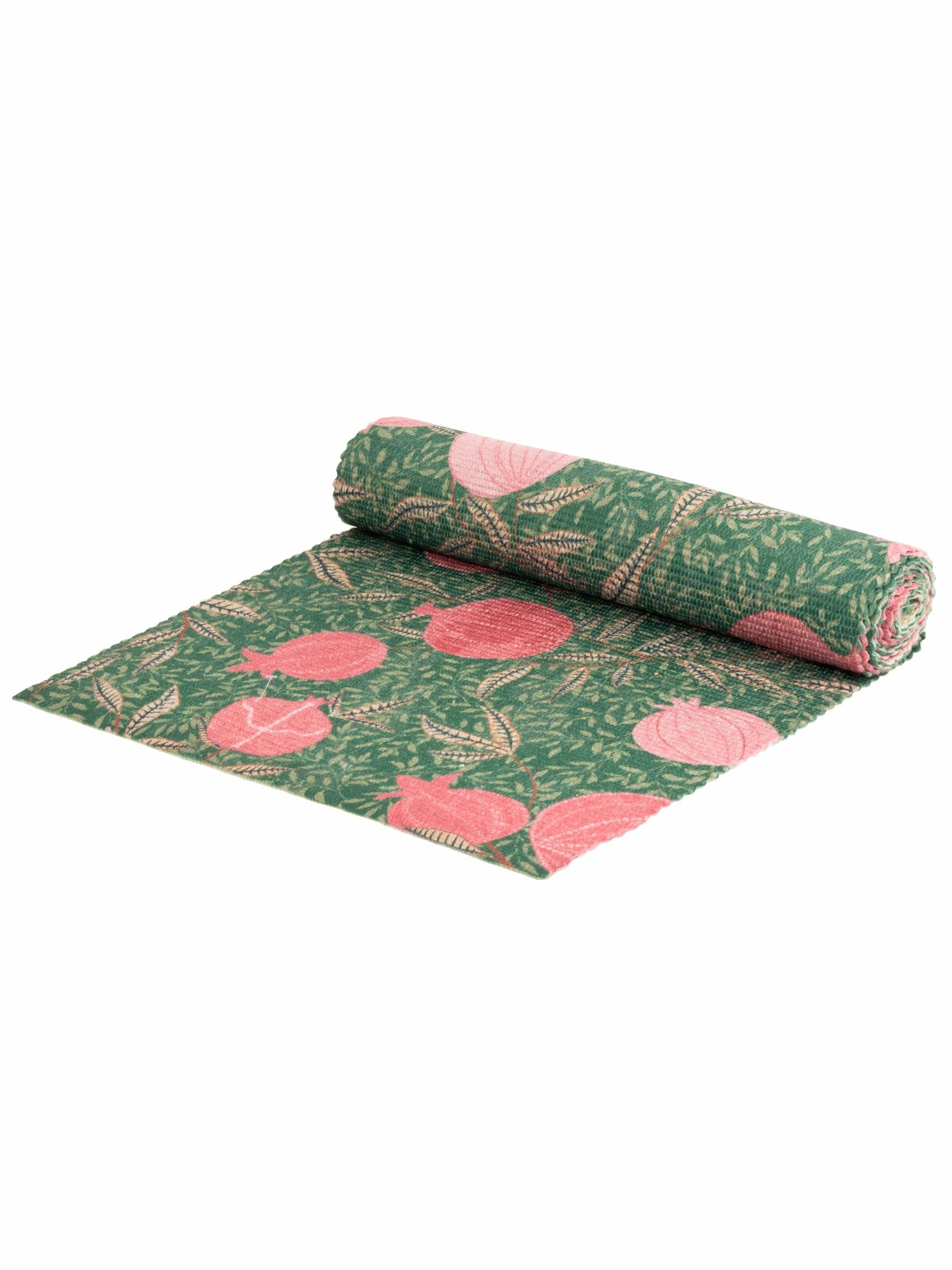 Paoletti - Grote kersttafelloper met granaatappelprint