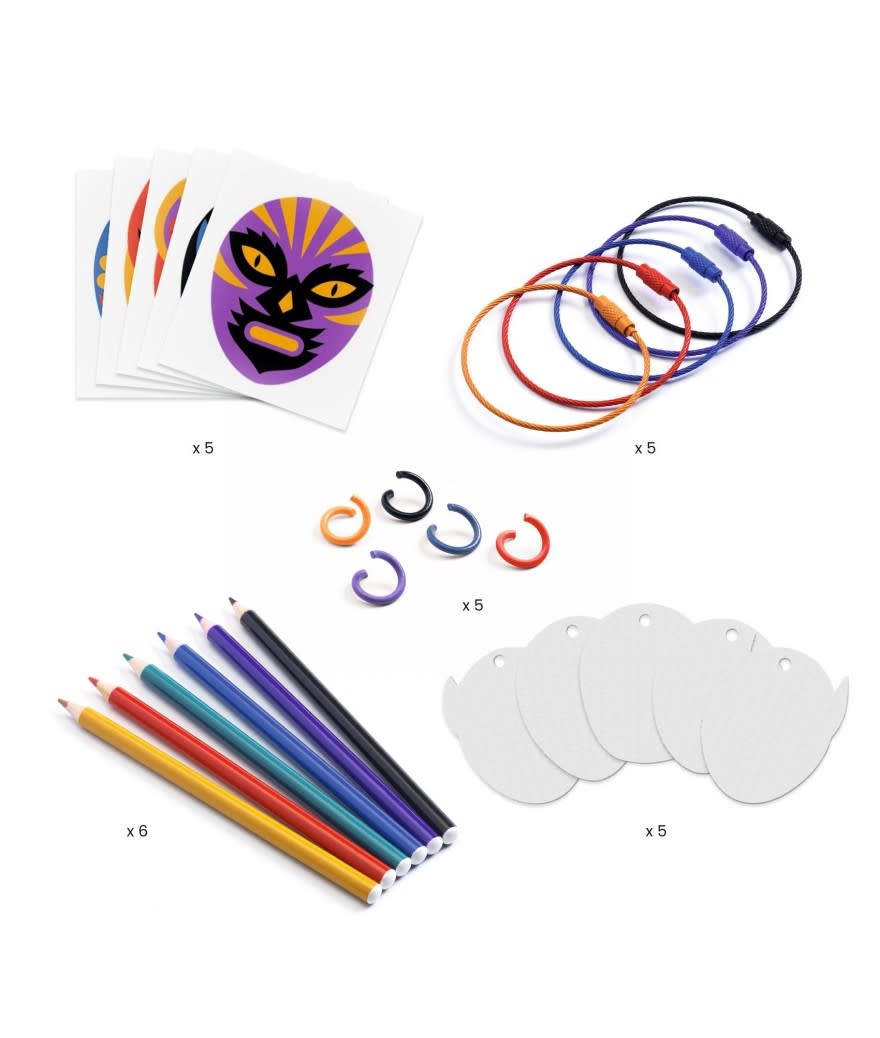 Djeco dj09486 Knutselset sleutelhangers