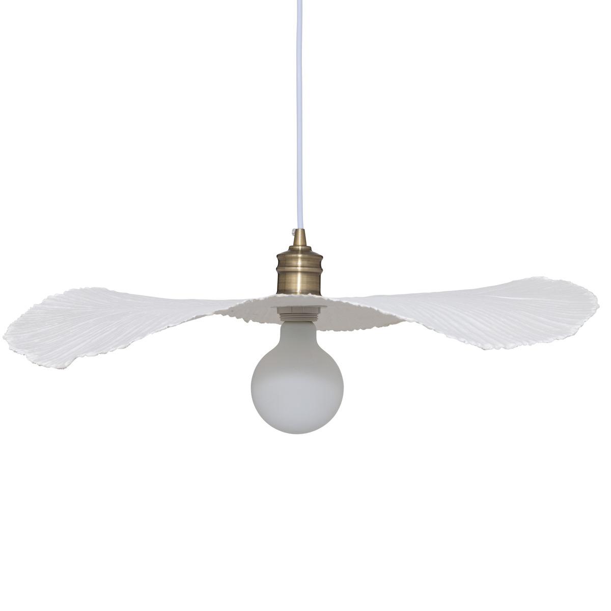SUSPENSION MACHE TEHANI BLANC D.57CM