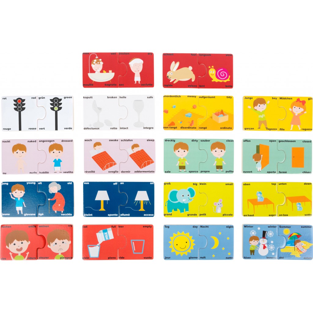 Puzzle Educatif Les Contraires