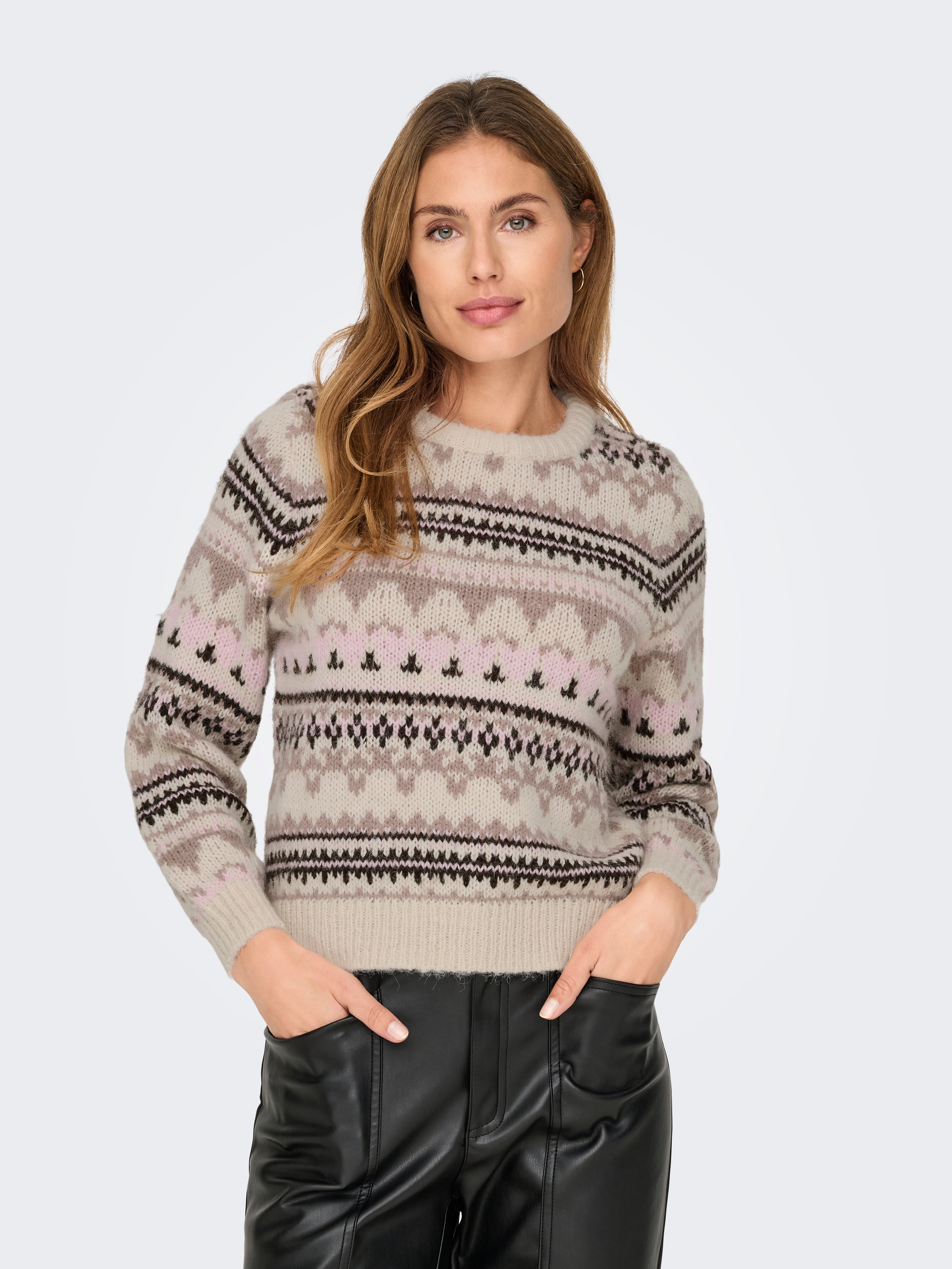 ONLMONTANA Strickpullover Whitecap Gray