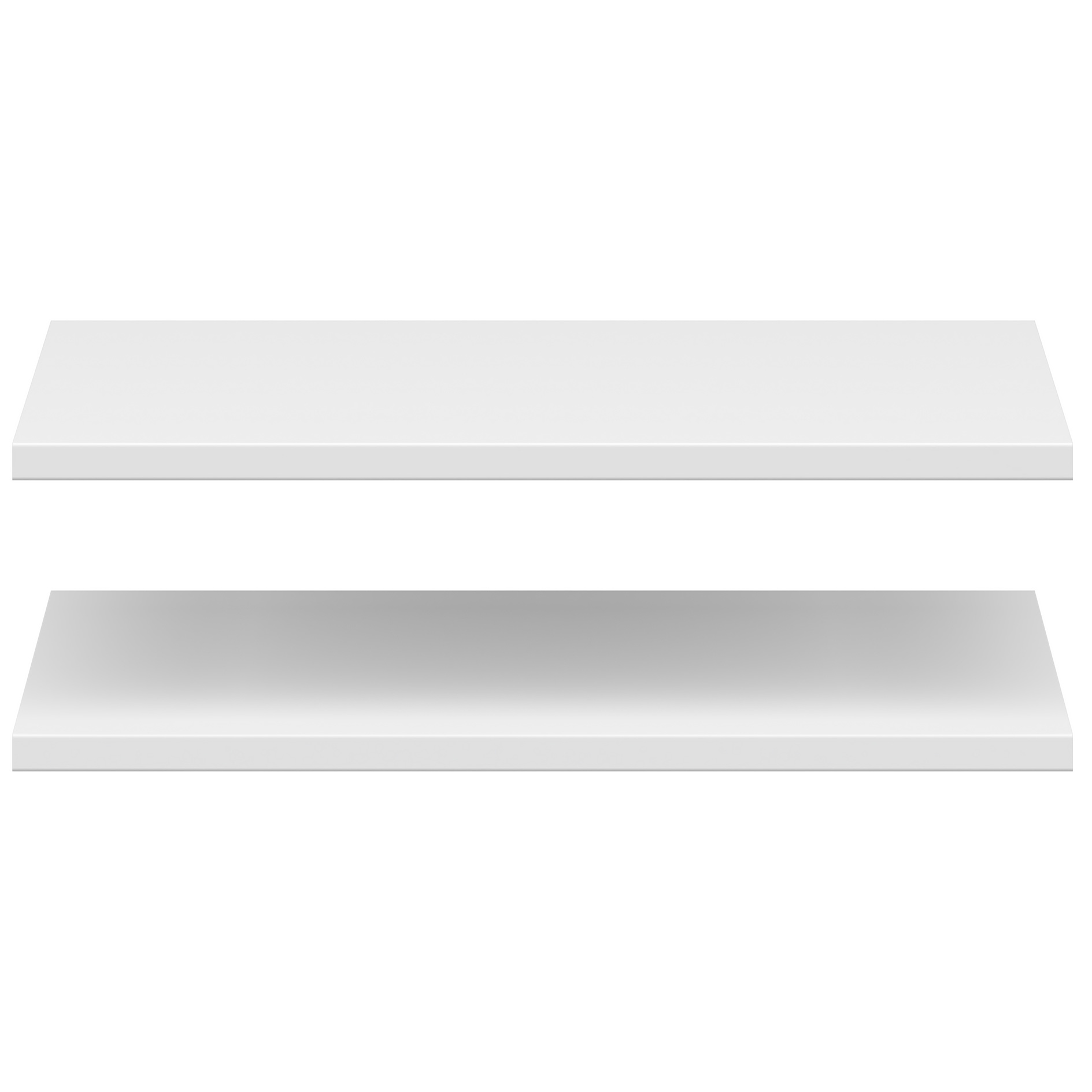 2-teiliges Einlegeboden-Set - weiß - 42 cm