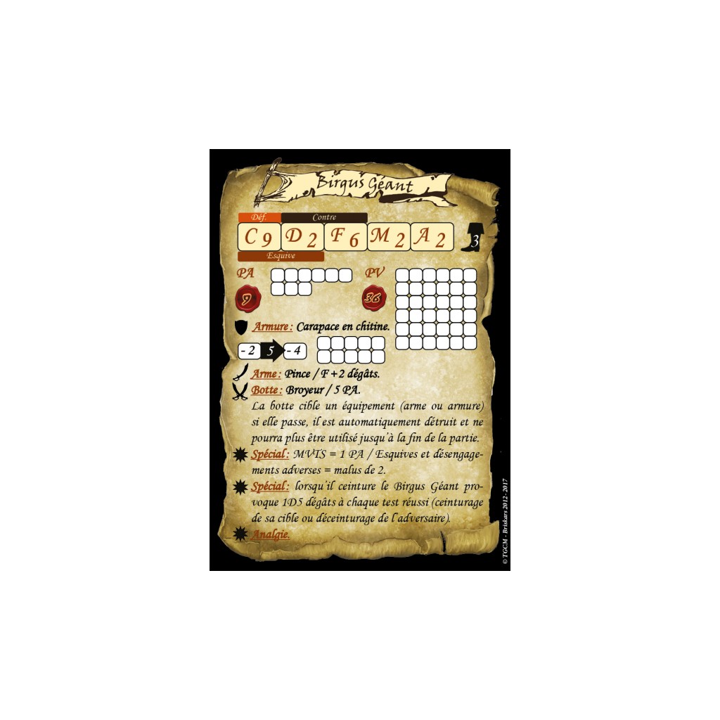 Briskars - Bannis - Birgus Géant
