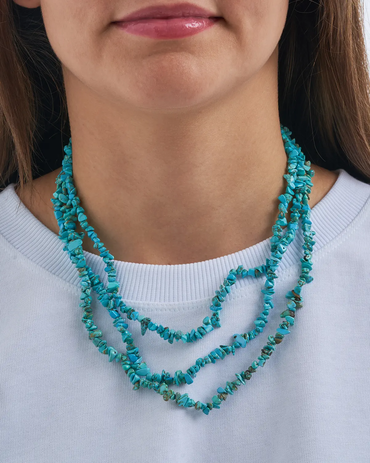 Layering Kette - Edgy Turquoise