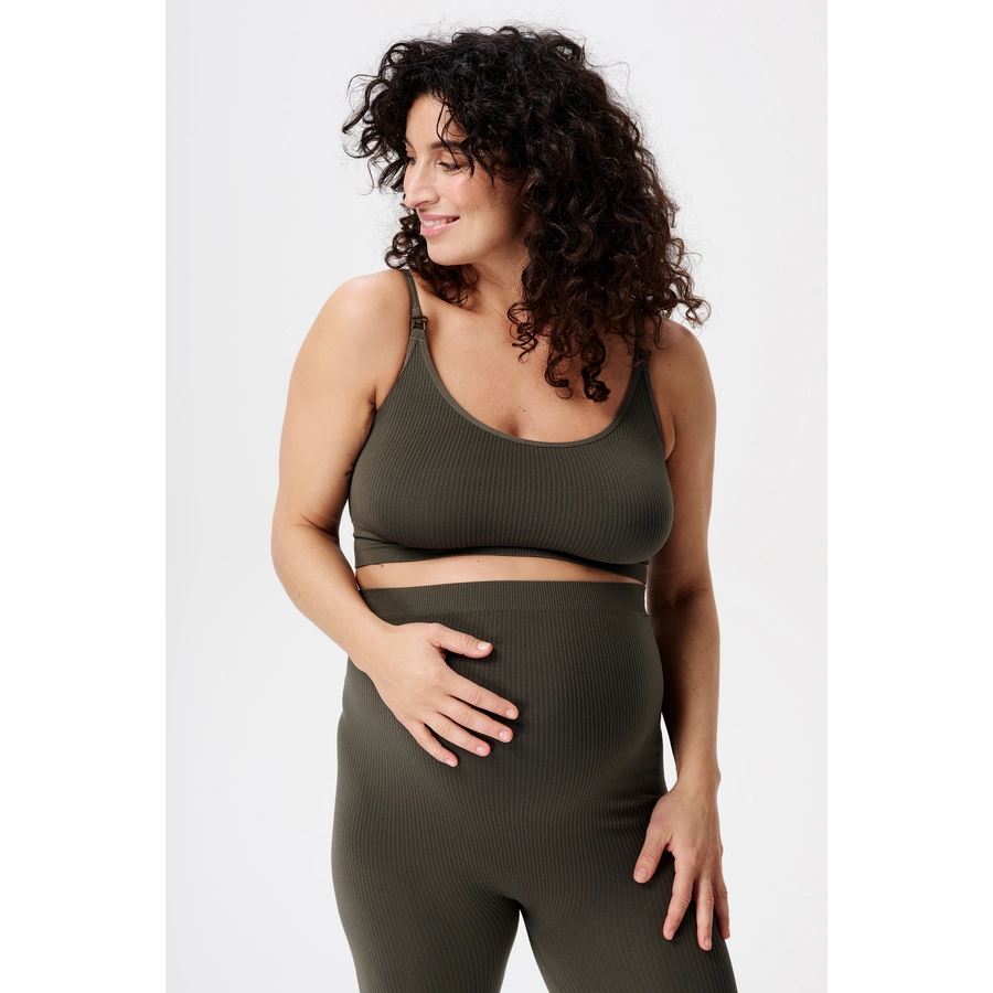 Noppies Unwattierte Still-BH Mira Olive