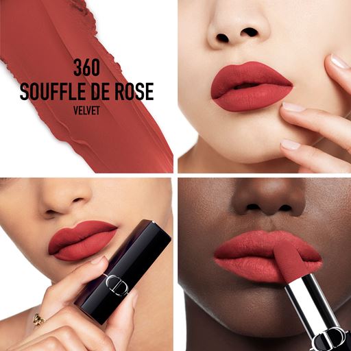 Dior Rouge Dior New Velvet Lipstick, 360 Souffle De Rose