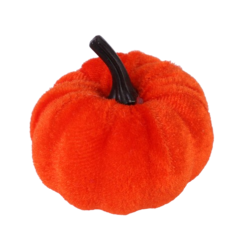 (12er Set) Stoff Herbst Kürbis Deko Aufsteller Home Accessoire Thanksgiving / Halloween Tischdekoration - Bunt