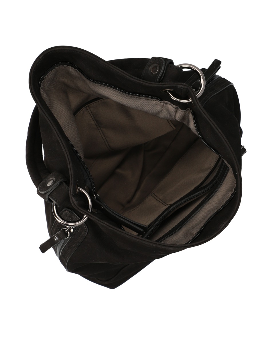 Glattleder Hobo Bag