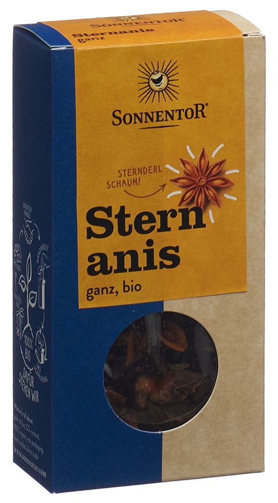 SONNENTOR Sternanis<br>25 g, ganz Bio