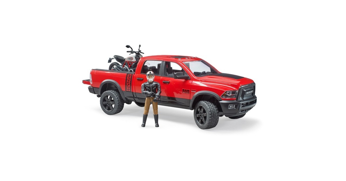 bruderDodge RAM Power wagen met accessoires Modelvoertuig  (02502)