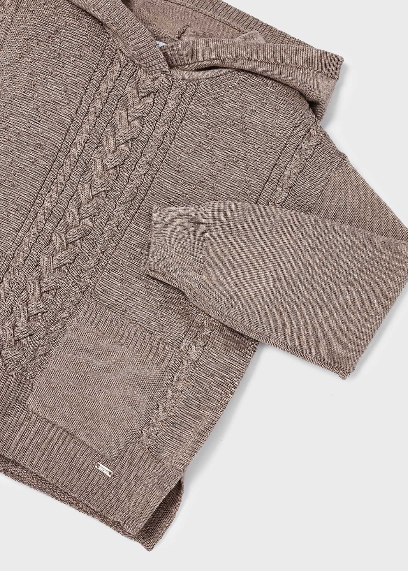 Conjunto de tricô de duas peças para meninas