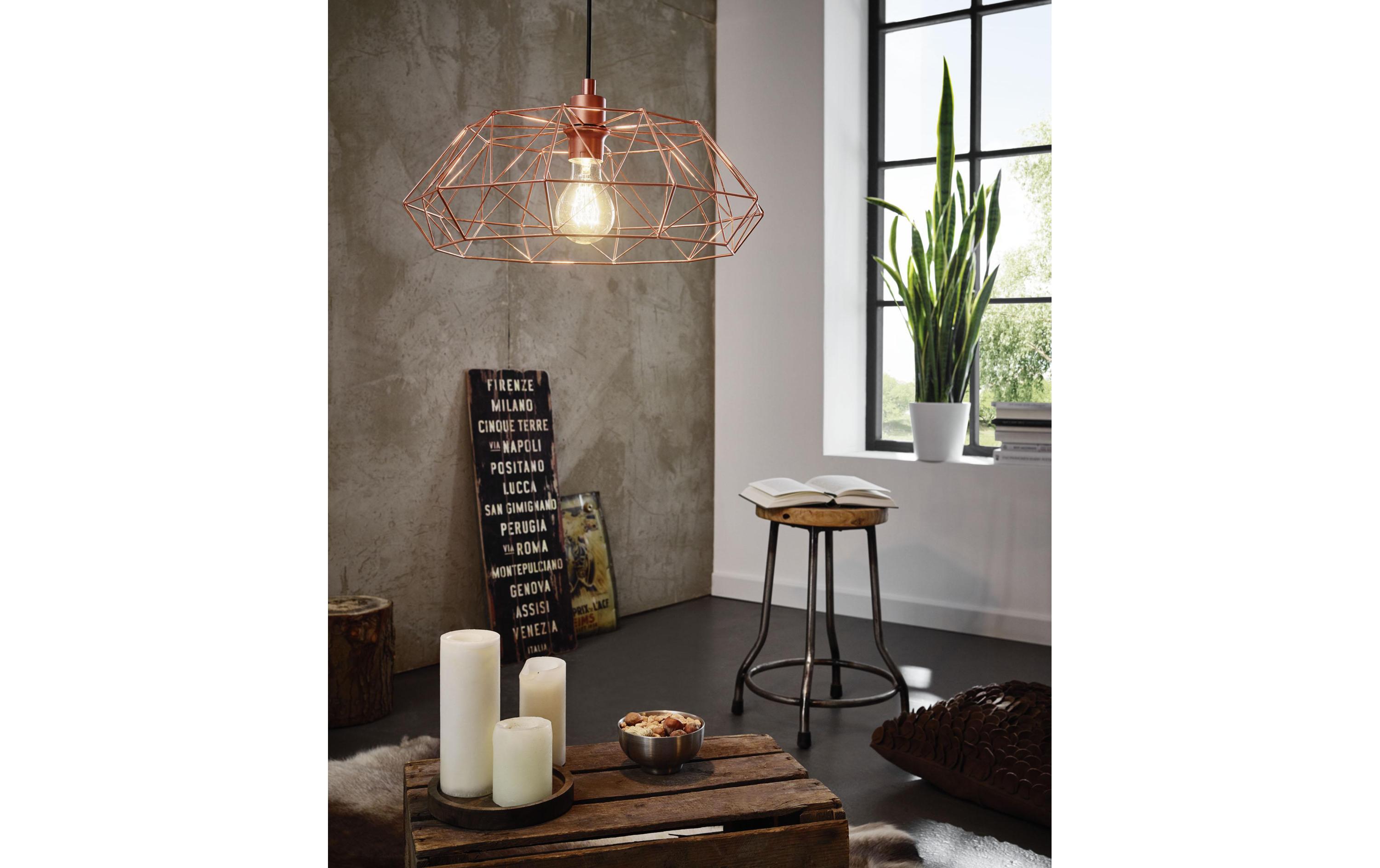 Pendelleuchte CARLTON 2 1x E27 KupferPendelleuchte, Kupfer