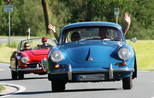 Oldtimer Tagesrallye für Zwei in München als Geschenkidee