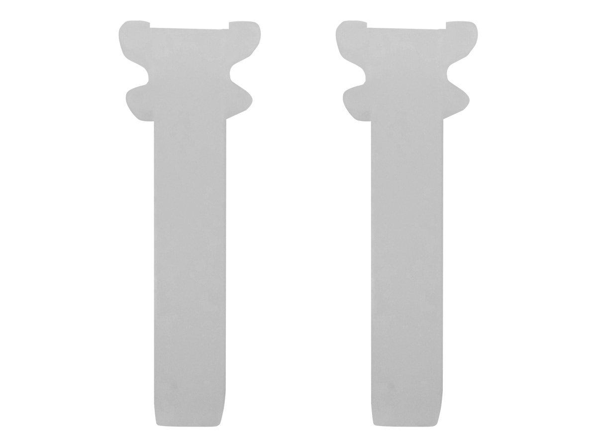 OCS kunststoffen schuifdeurgeleiders (2x stuks) - white