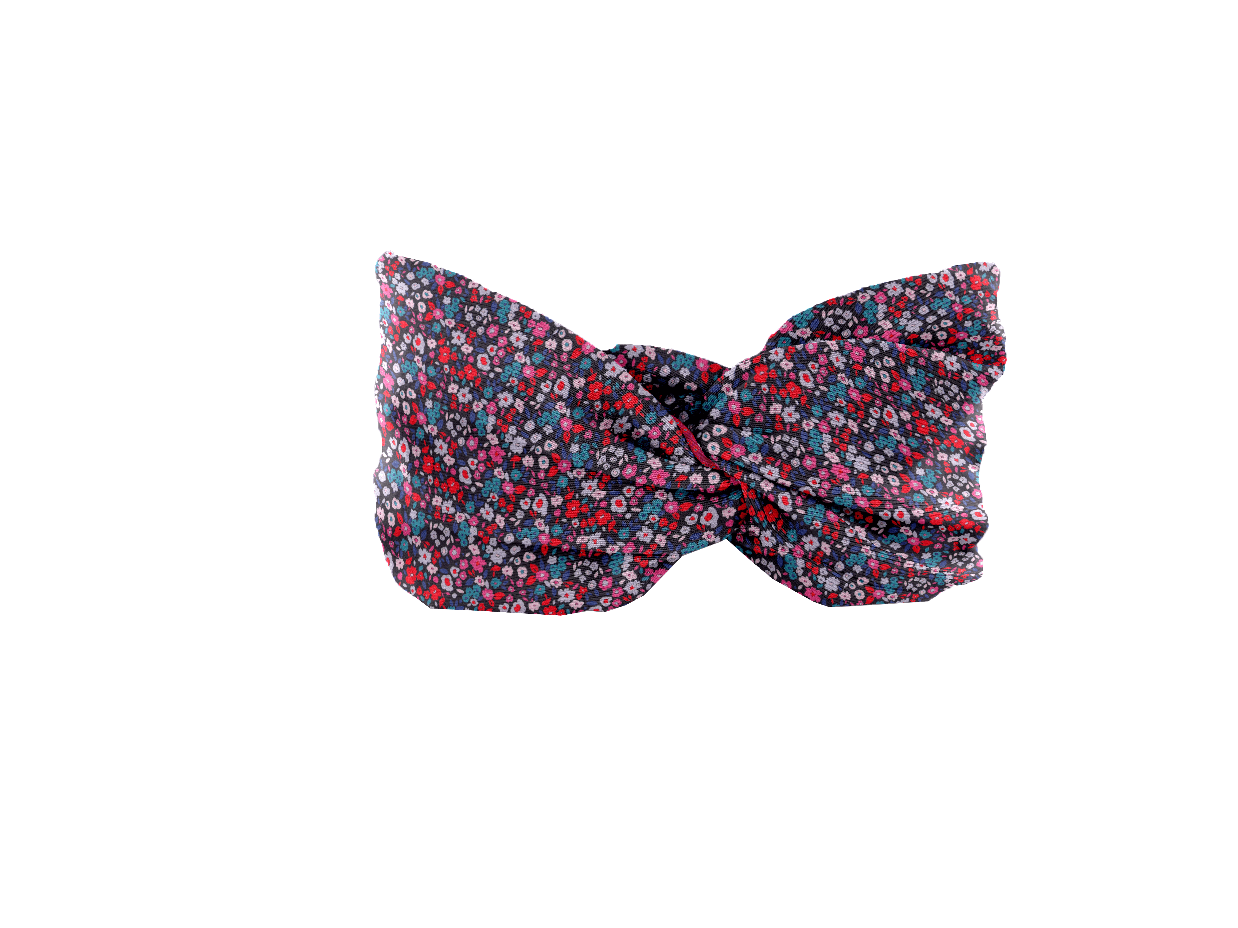 Bandeau Jersey Croisé Enfant Romance Fleurie