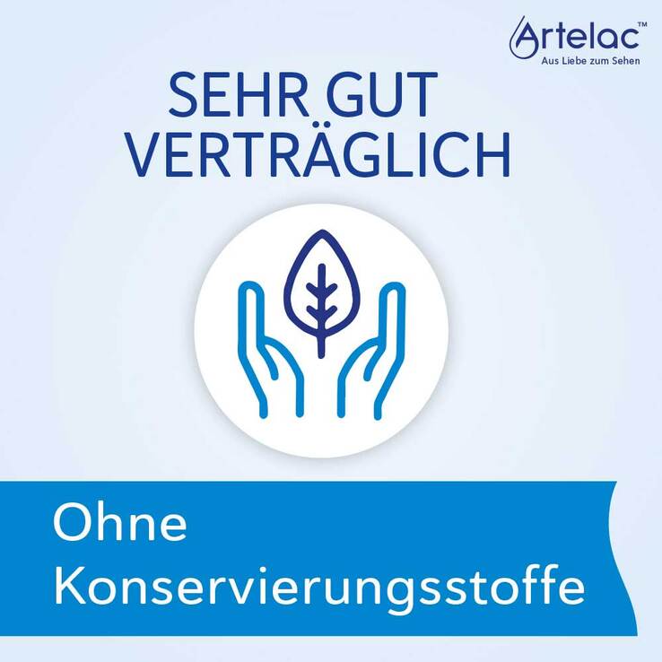 Artelac Splash EDO Augentropfen bei trockenen Augen, 60X0.5 ml