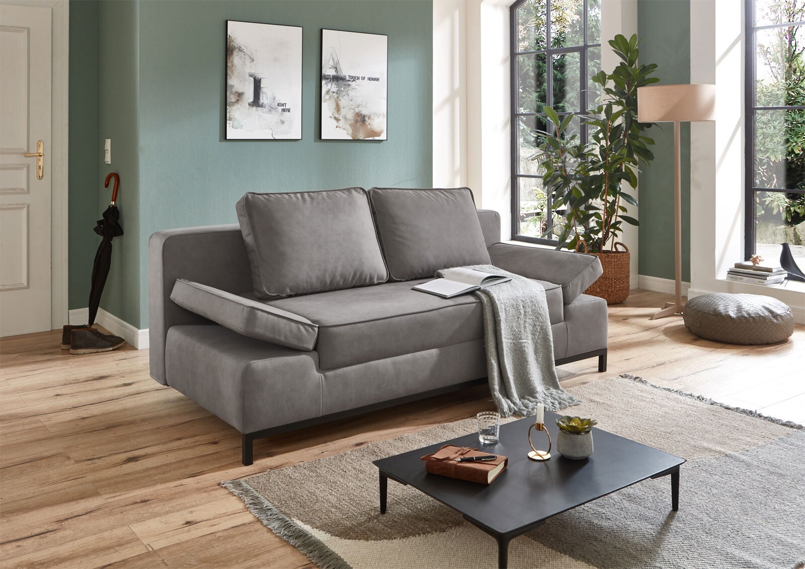 Schlafsofa FRED grau