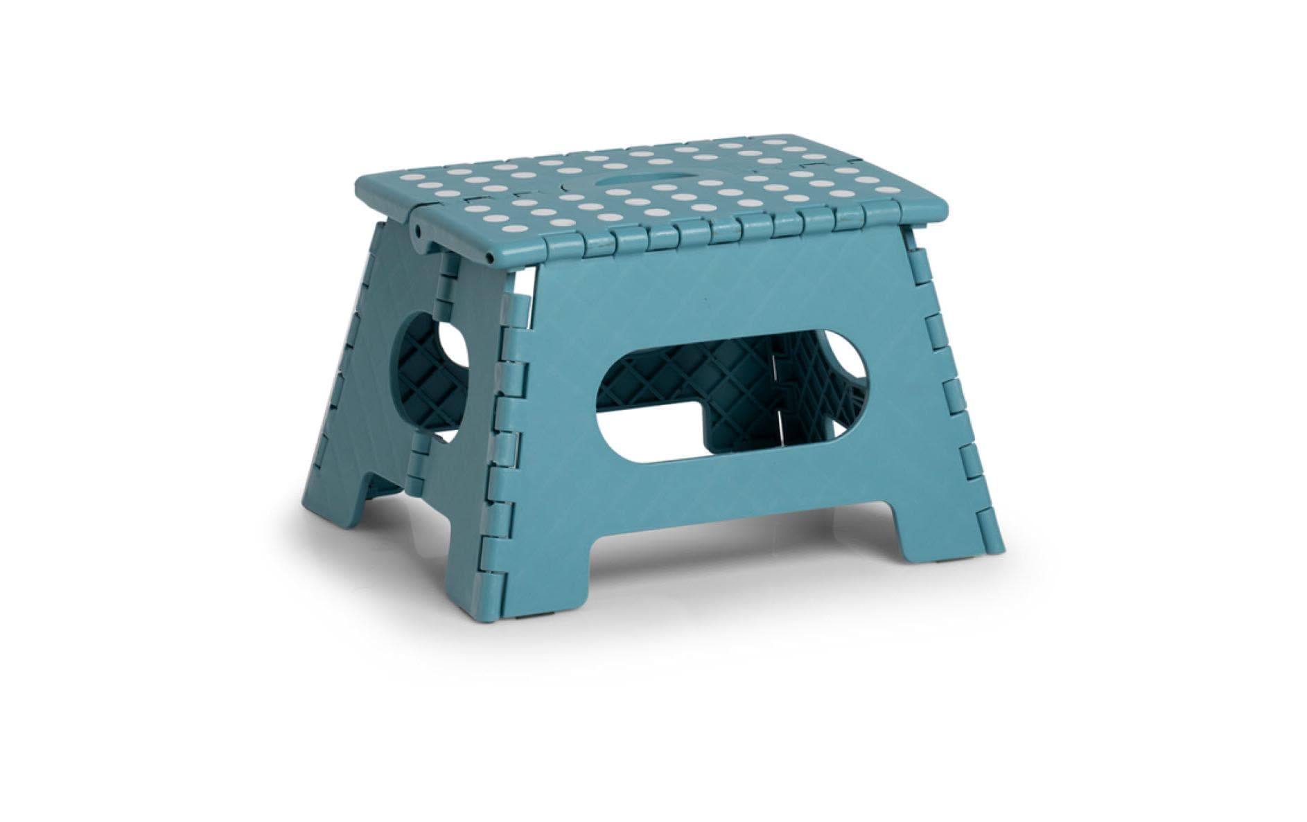 Klapphocker 35 x 28 x 22 cm, EisblauHocker