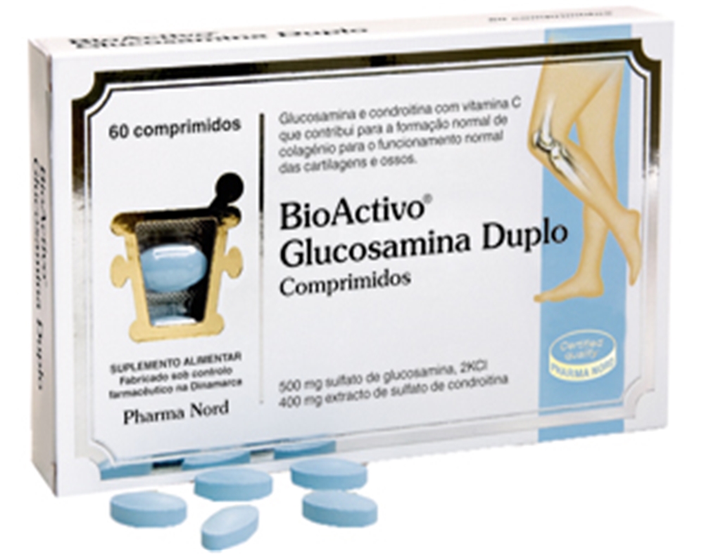 SUPLEMENTO BIOACTIVO GLUCOSAMINA DUPLO 60 COMPRIMIDOS