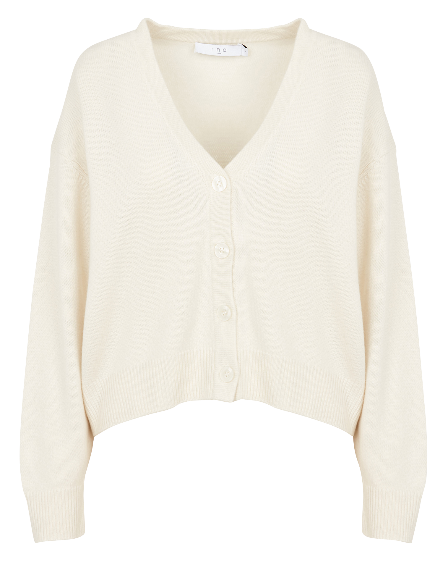 ICHAI - Gilet col V en cachemire| Beige