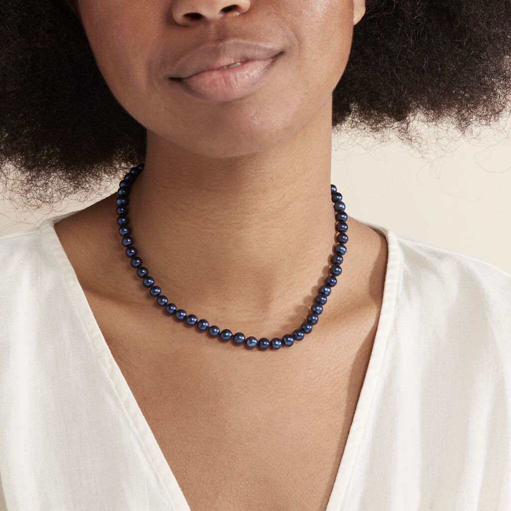 Collier Severiane Or Jaune Perle De Culture