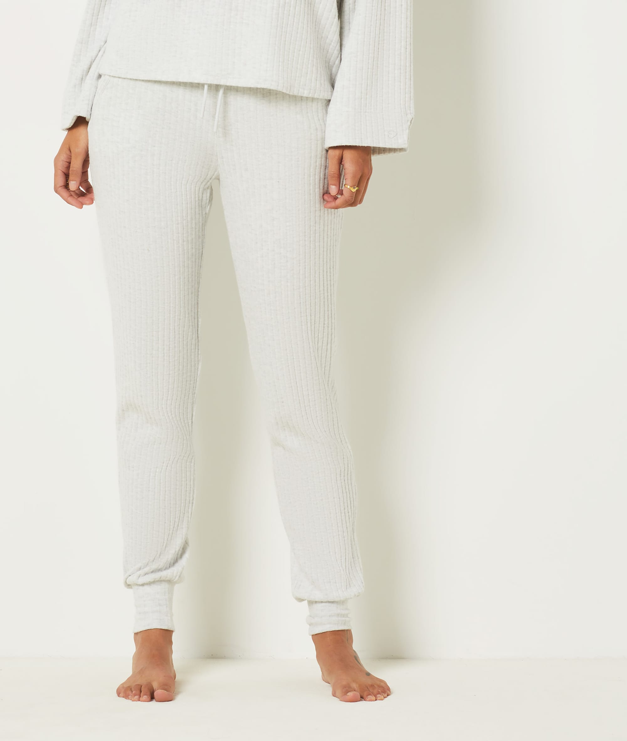 Pantalon de pyjama cotelé