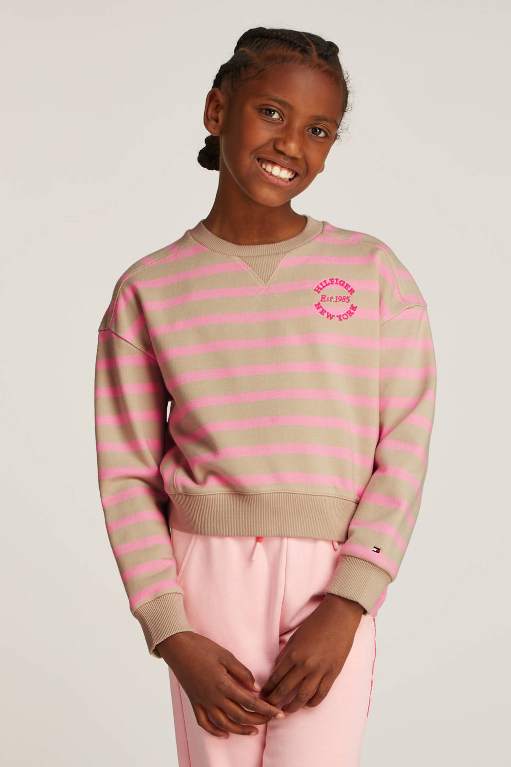 Tommy Hilfiger sweater lichtroze
