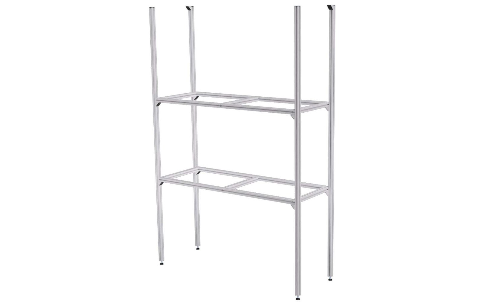 SYS-RACK Regal-System  Aluminium für Heckgarage 85 x 31 x 130 cm