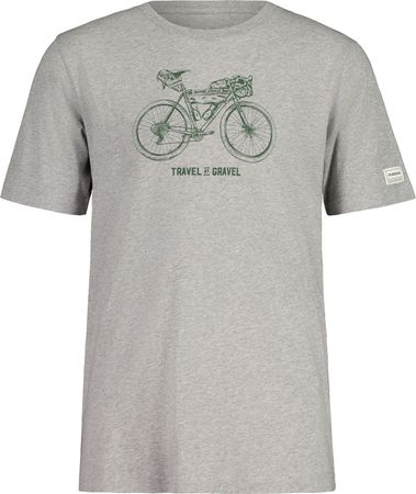 LAGAZUOIM Herren-Kurzarmshirt  grey melange  S