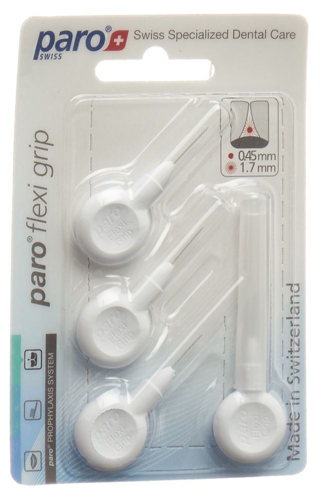 PARO Flexi Grip 1.7mm xxxx-fine weiss zylindrisch 4 Stk