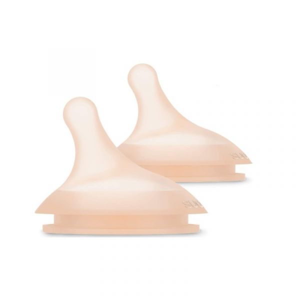 Suavinex Zero Zero Tetina Fluxo Adaptable Silicone  0m 2 unidades