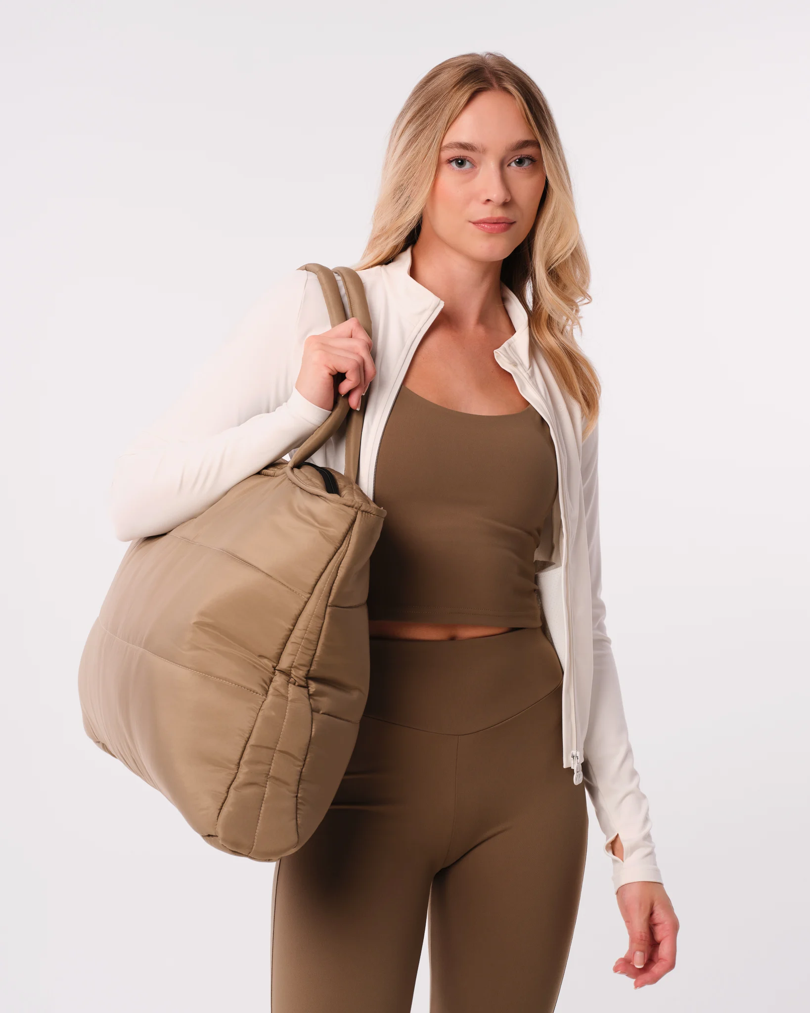Bumpro Puffer Shopper Beige Dune - One Size