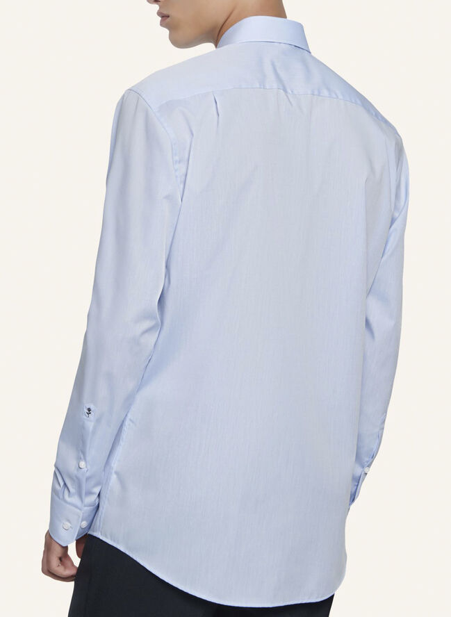 Seidensticker Business Shirt Regular Long sleeve Kent-Collar Uni Blue