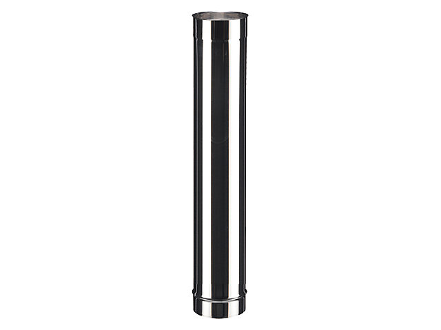 Tuyau inox 304 soudé 1 m ø130 mm Poujoulat
