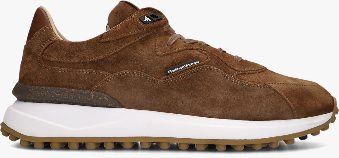 FLORIS VAN BOMMEL cognac floris van bommel lage sneakers sfm-10082