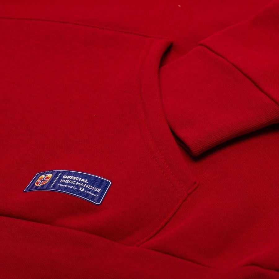 Norvège Crest Sweat à Capuche - Rouge