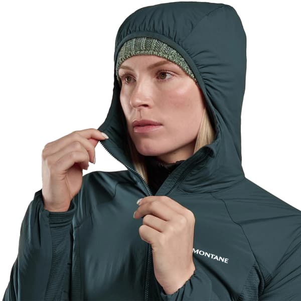 Doudoune randonnée MONTANE FIREBALL LITE HOODIE W DEEP FOREST