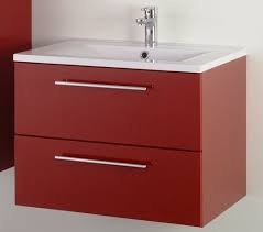 Badstuber onderkast 90cm donker rood