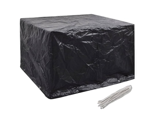 VIDAXL - Housse de table extérieur Housses de salon de jardin 2 pcs 8 œillets 135x135x90 cm