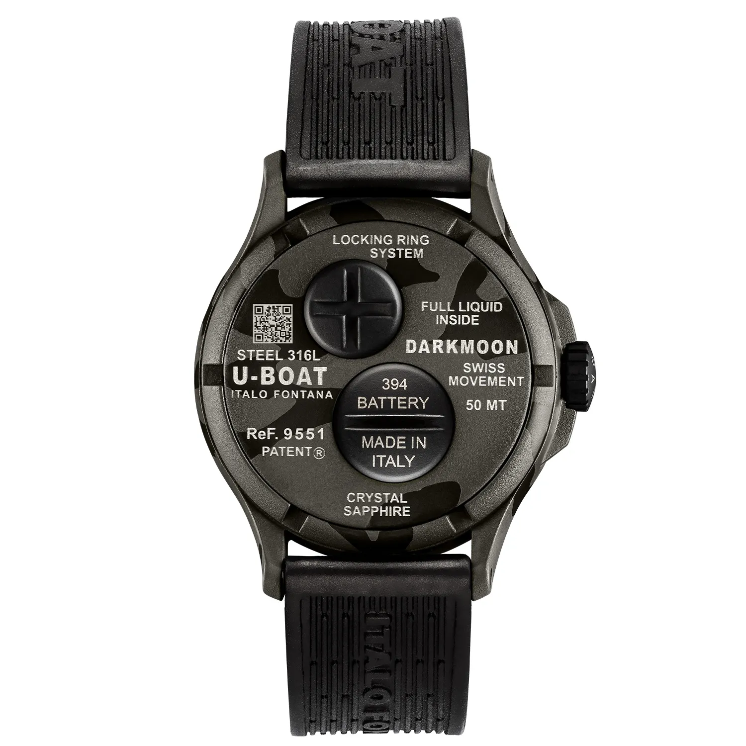 U-BOAT Darkmoon Grey Camouflage 40mm U9551