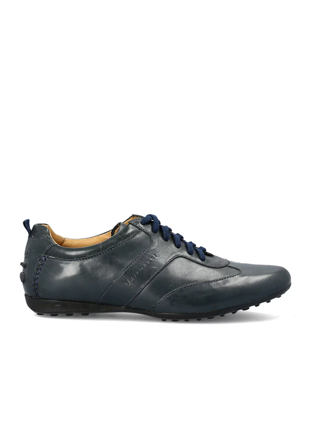 SNEAKER CUIR MARINE
