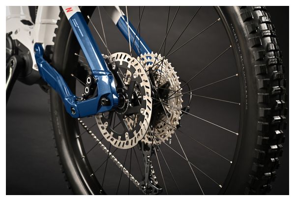 VTT Électrique Tout-Suspendu Haibike AllMtn 7 Shimano SLX 12V 720 Wh 29/27.5'' Gris Bleu 2024