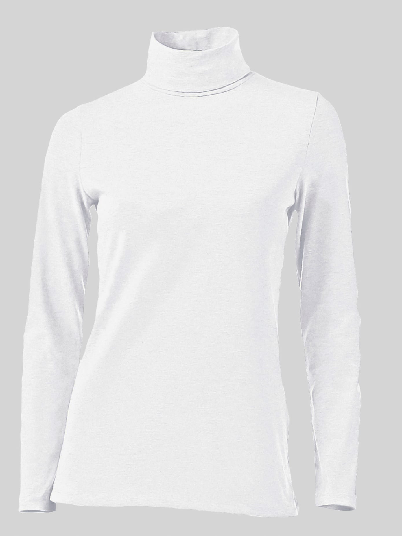 T-shirt col roulé basique incontournable avec col roulé