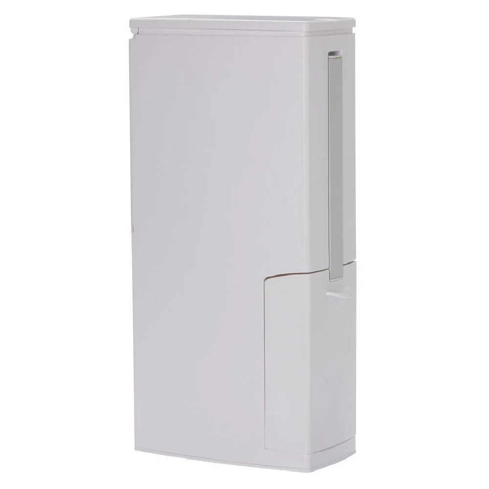 Poubelle brosse WC blanche