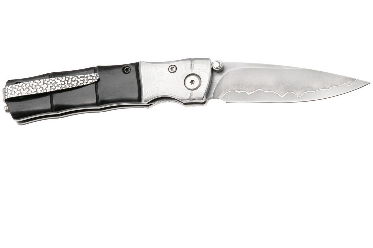 Mcusta MC-146G Shinra Mixture Bamboo, black pakkawood, herenmes