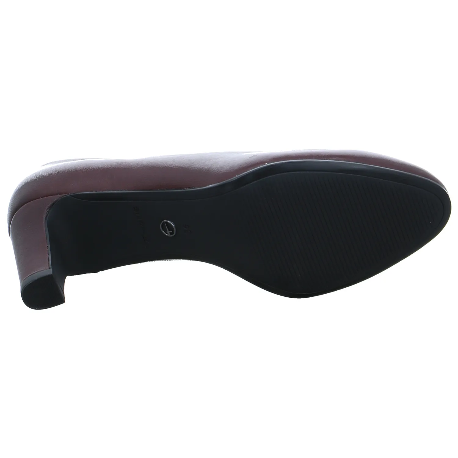 TAMARIS Pumps Bordeau Leder