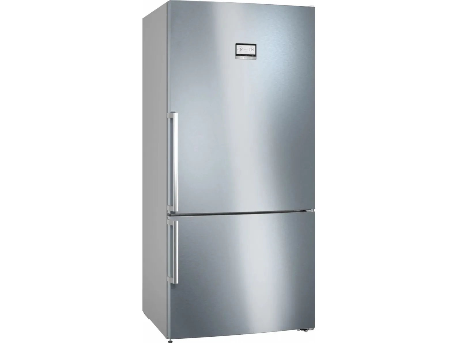 Bosch Serie | 6 KGN86AIDR - Køleskab/fryser - bund-fryser - bredde: 86 cm - dybde: 81 cm - højde: 186 cm - 631 liter - Klasse D - inox-easyclean