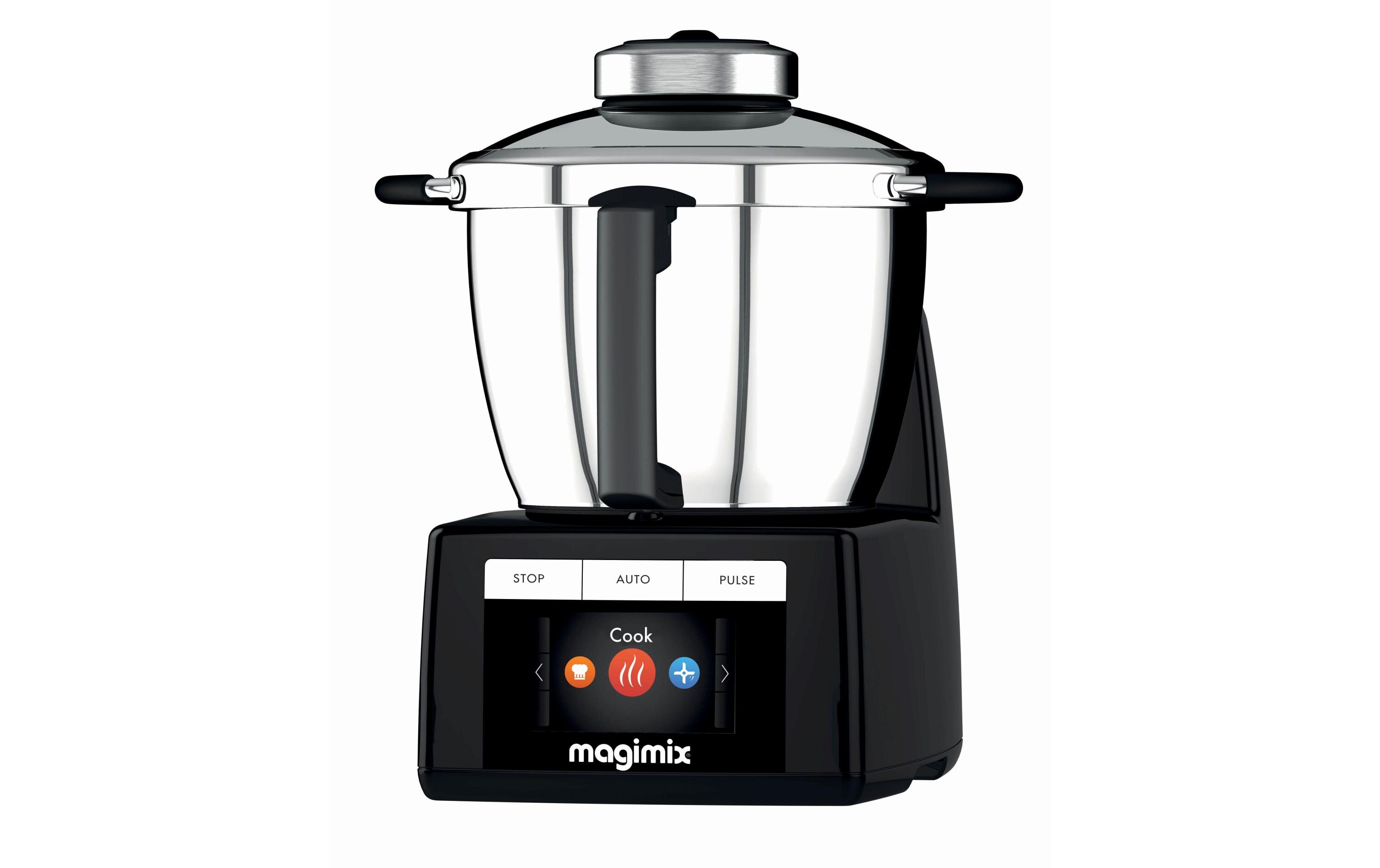 Küchenmaschine Cook Expert Schwarz<br>Multifunktionsküchenmaschine mit Kochfunktion